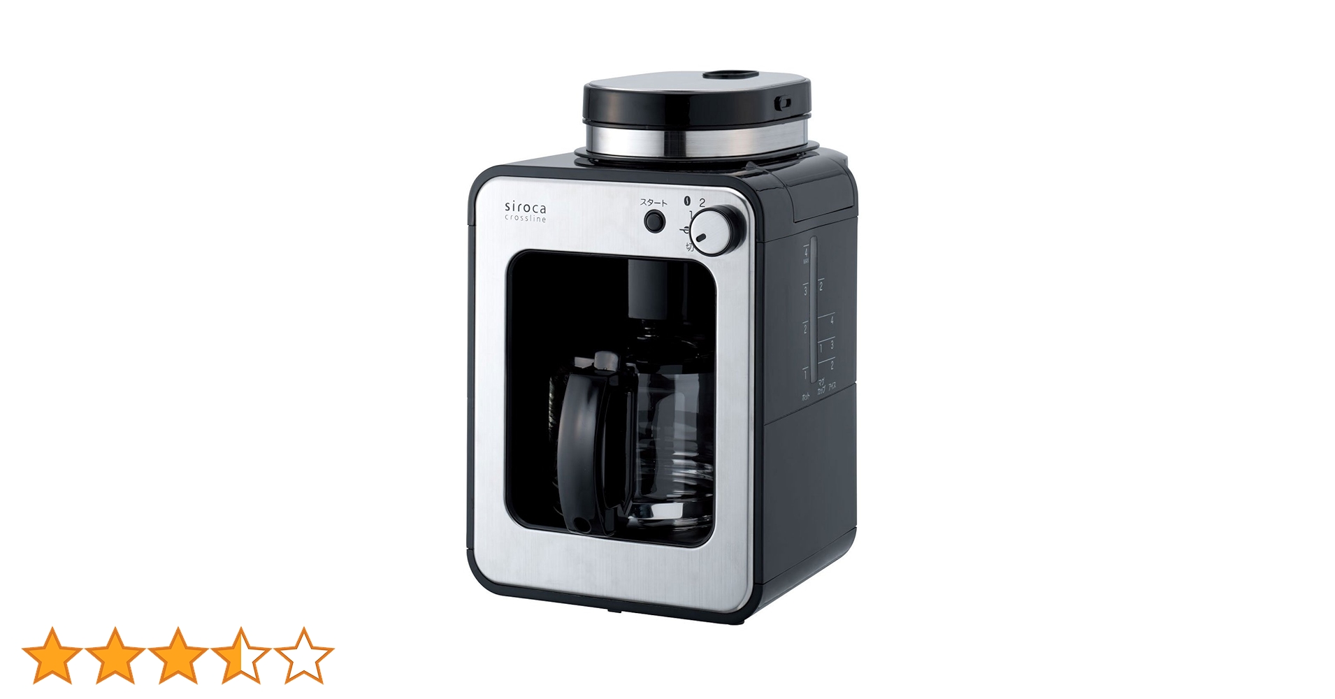 siroca crossline 全自動コーヒーメーカー STC-401 Amazon.com: siroca crossline fully automatic coffee maker